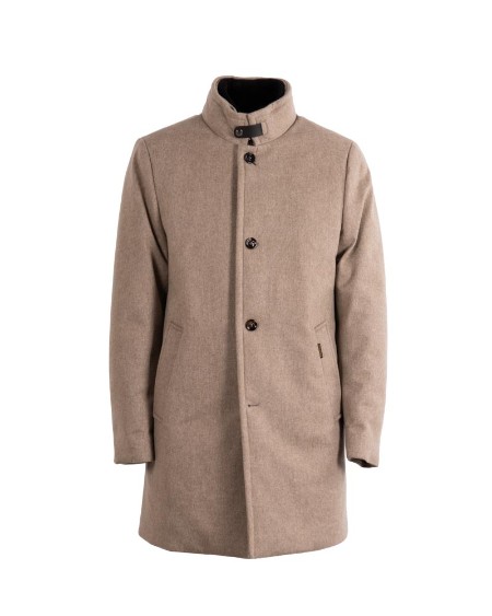 Shop MOORER  Cappotto: Moorer "Bond Fur CS" giacca tre quarti monopetto imbottita in piumino d’oca.
Internamente trapuntata con motivo a quadri.
Realizzata in flanella di puro cashmere, accoppiata sul rovescio alla membrana "GX", resistente all'acqua, traspirante e impermeabile al vento.
Collo montante a fascia impreziosito da morbida pelliccia interna staccabile, chiuso da alamaro in pelle con bottoncino a pressione.
Allacciatura frontale con bottoni in corno.
Tasche laterali a pistagna con extra zip in metallo nascosta.
Tasche interne porta valori.
Made in Italy.
Composizione: 100% Cashmere.. BOND FUR CS-U0101
